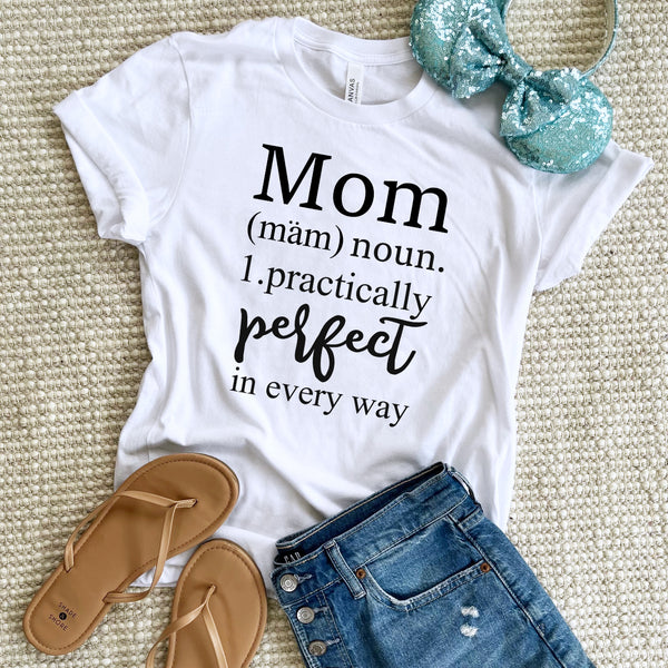 Disney Mother's Day T-Shirt Mary Poppins Practically Perfect Dictionary T-shirt