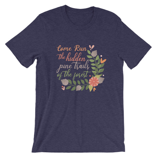 Pocahontas Disney Shirt Come Run the Hidden Pine Trails runDisney Pocahontas T-shirt