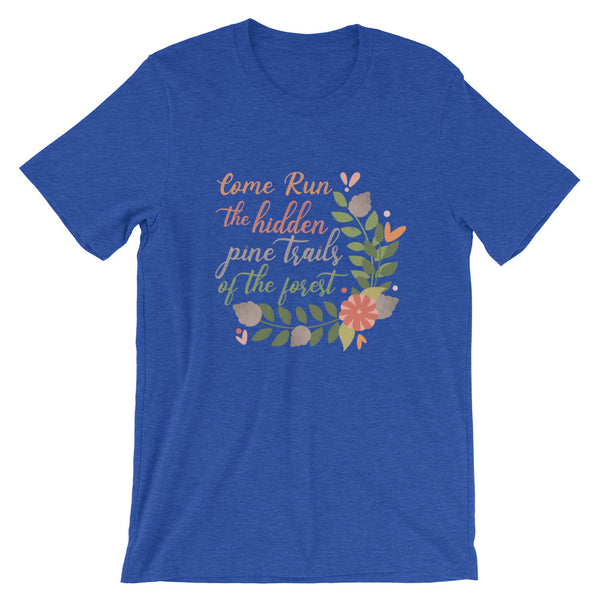 Pocahontas Disney Shirt Come Run the Hidden Pine Trails runDisney Pocahontas T-shirt