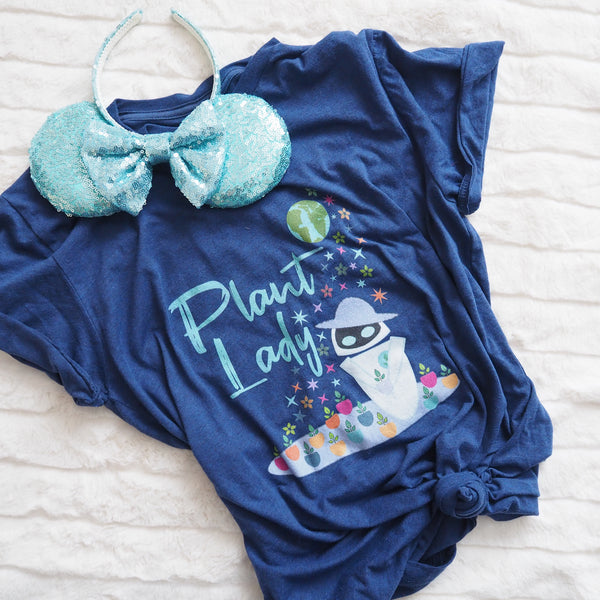 Plant Lady T-shirt EVE Disney Wall-E Inspired Short-Sleeve Unisex T-Shirt