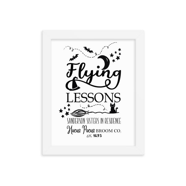 Hocus Pocus Disney Halloween Printable Wall Art Print Set of 4 Halloween Poster Flying Lessons, Hocus Pocus, Broom School | INSTANT DOWNLOAD