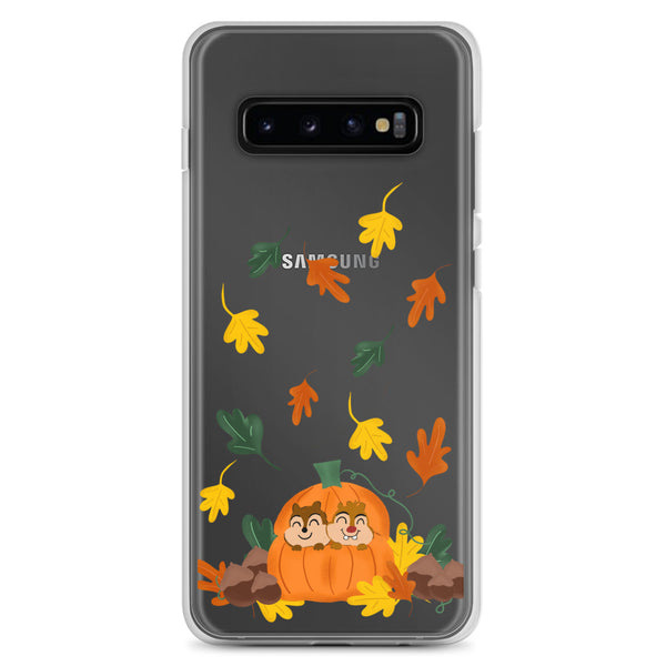Chip and Dale Fall Pumpkin Disney Halloween Samsung Case