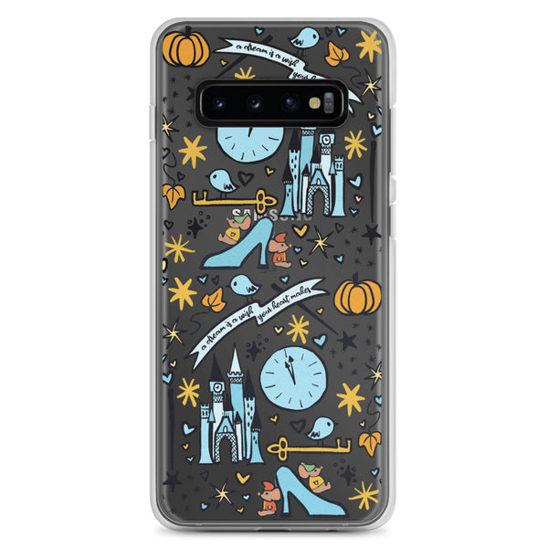 Cinderella Dreaming Samsung Phone Case Disney Princess Cinderella Samsung Case