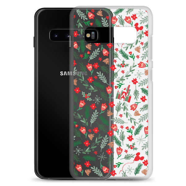 Cinderella's Castle Christmas Samsung Phone Case Christmas Garden Disney Holiday Samsung Case