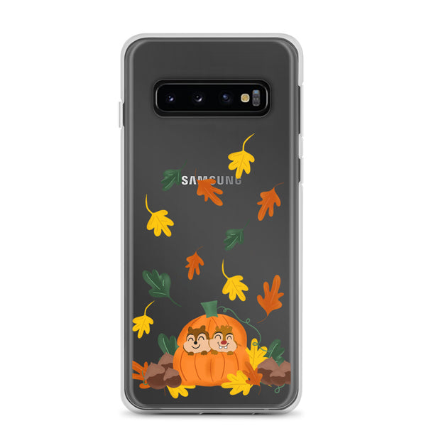 Chip and Dale Fall Pumpkin Disney Halloween Samsung Case
