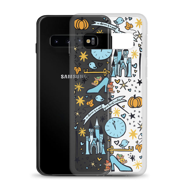 Cinderella Dreaming Samsung Phone Case Disney Princess Cinderella Samsung Case
