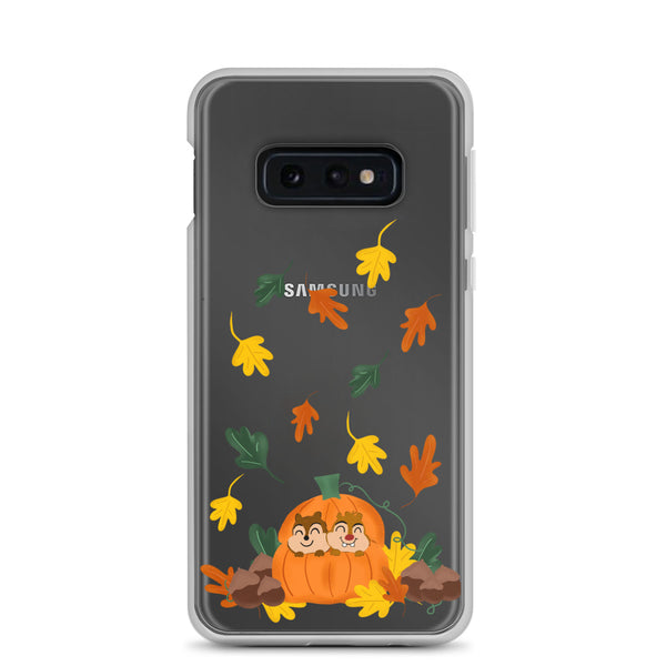 Chip and Dale Fall Pumpkin Disney Halloween Samsung Case