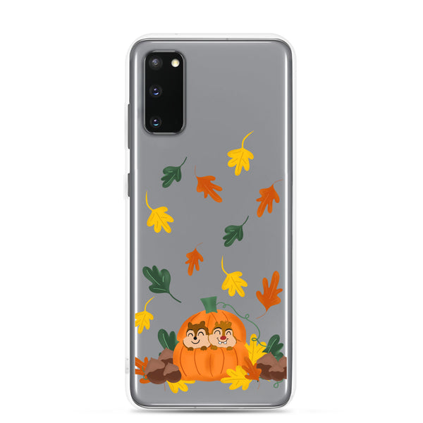 Chip and Dale Fall Pumpkin Disney Halloween Samsung Case