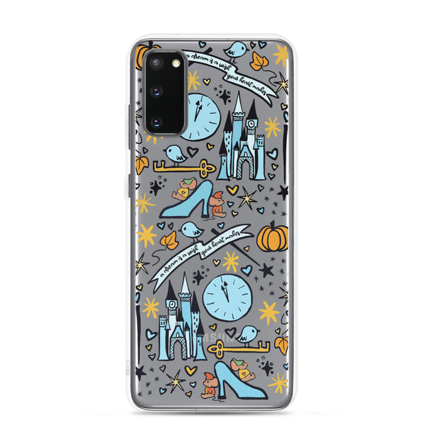 Cinderella Dreaming Samsung Phone Case Disney Princess Cinderella Samsung Case