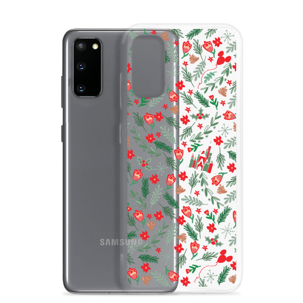 Cinderella's Castle Christmas Samsung Phone Case Christmas Garden Disney Holiday Samsung Case