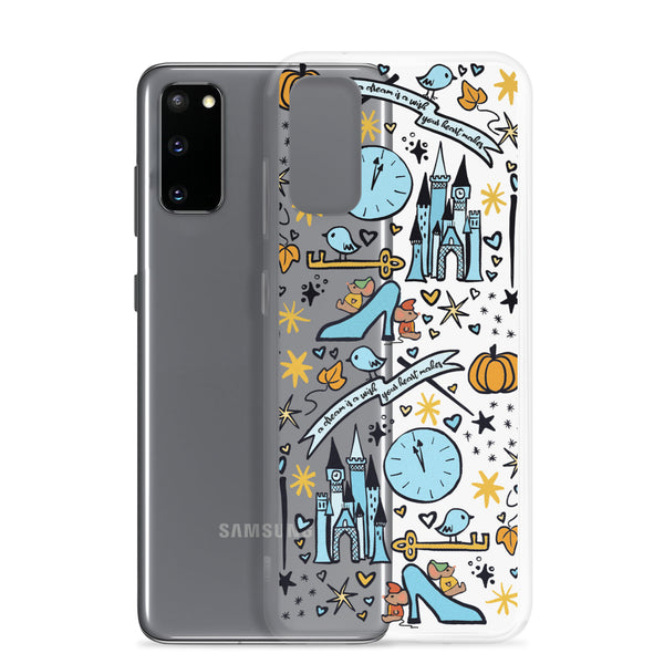 Cinderella Dreaming Samsung Phone Case Disney Princess Cinderella Samsung Case