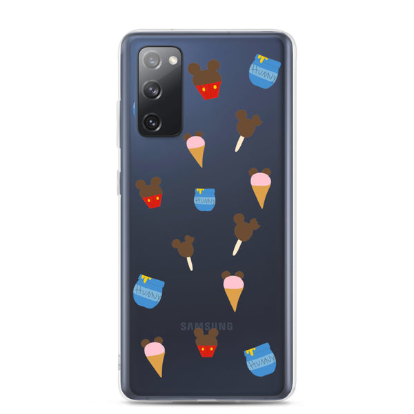 Winnie the Pooh Disney Snacks Samsung Case Disney World Disneyland Vacation