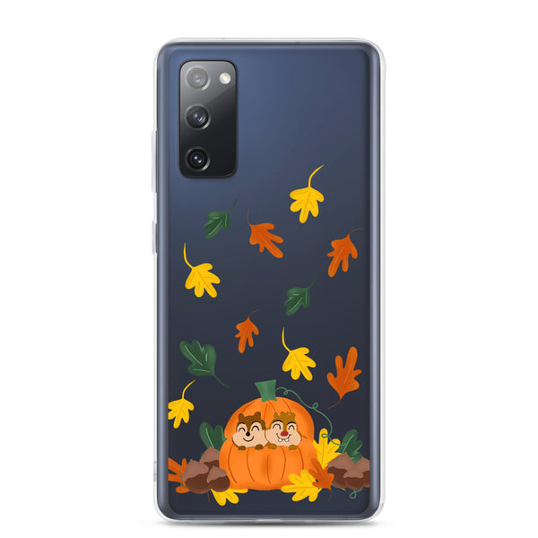 Chip and Dale Fall Pumpkin Disney Halloween Samsung Case