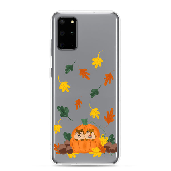 Chip and Dale Fall Pumpkin Disney Halloween Samsung Case
