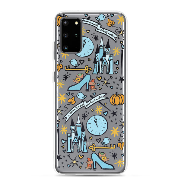 Cinderella Dreaming Samsung Phone Case Disney Princess Cinderella Samsung Case