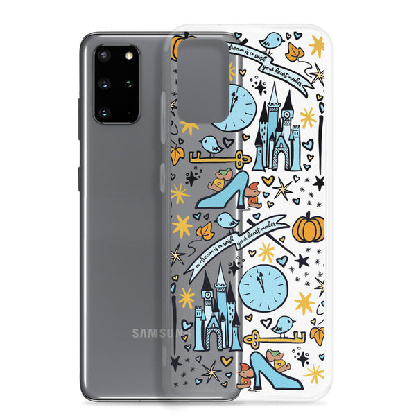 Cinderella Dreaming Samsung Phone Case Disney Princess Cinderella Samsung Case