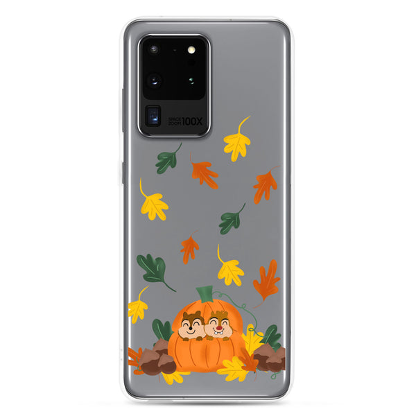 Chip and Dale Fall Pumpkin Disney Halloween Samsung Case