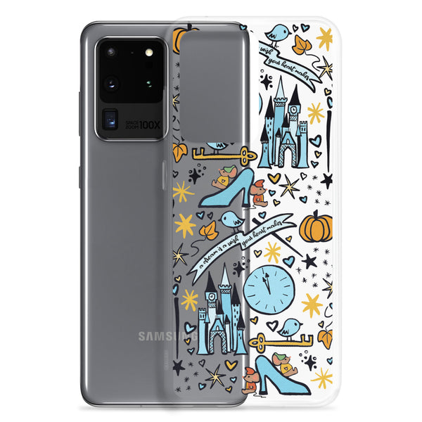 Cinderella Dreaming Samsung Phone Case Disney Princess Cinderella Samsung Case