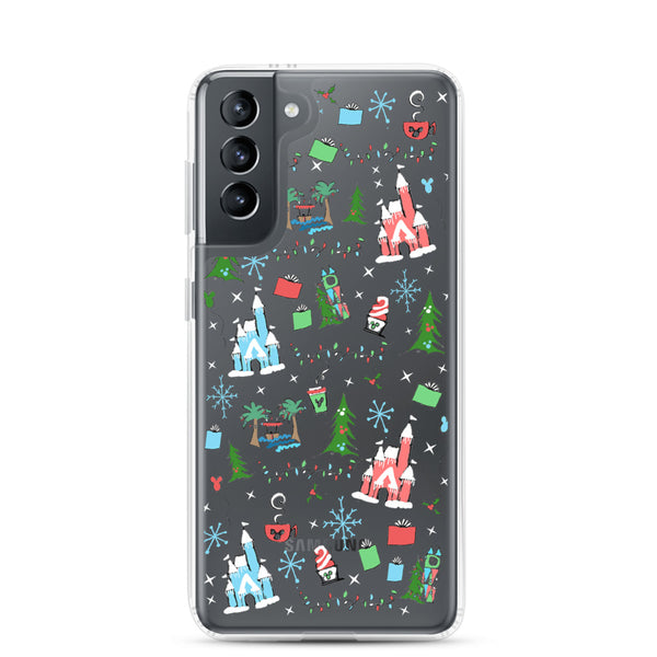Disney Christmas Samsung Phone Oh What Fun at Disney for the Holidays Disney Samsung Case