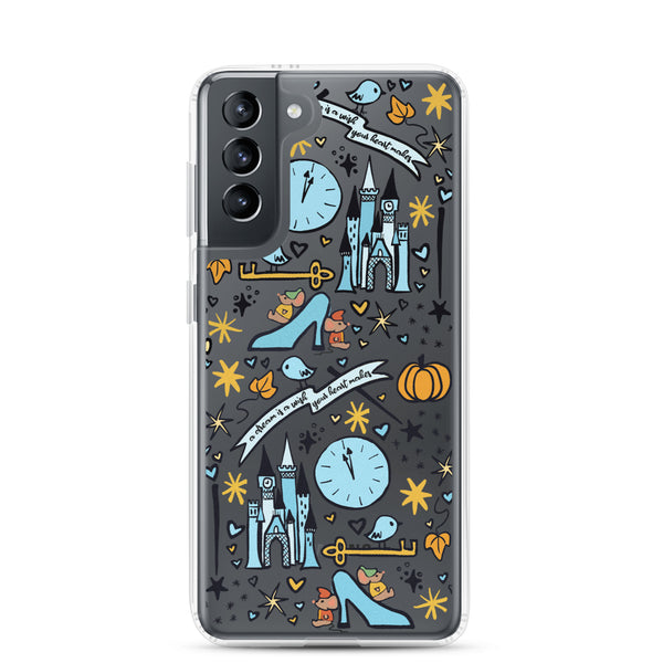 Cinderella Dreaming Samsung Phone Case Disney Princess Cinderella Samsung Case
