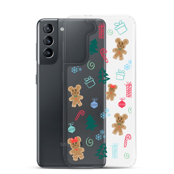 Gingerbread Mickey Holiday Christmas Samsung Case