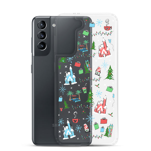 Disney Christmas Samsung Phone Oh What Fun at Disney for the Holidays Disney Samsung Case