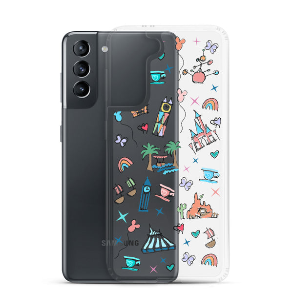 Disneyland Samsung Case California Dreamin'  Disney Inspired Icon Samsung Case