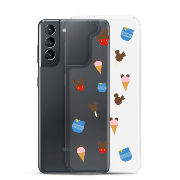Winnie the Pooh Disney Snacks Samsung Case Disney World Disneyland Vacation