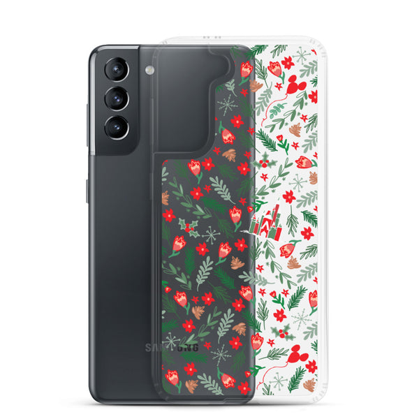Cinderella's Castle Christmas Samsung Phone Case Christmas Garden Disney Holiday Samsung Case