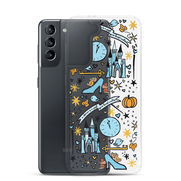 Cinderella Dreaming Samsung Phone Case Disney Princess Cinderella Samsung Case