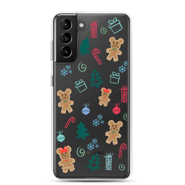 Gingerbread Mickey Holiday Christmas Samsung Case
