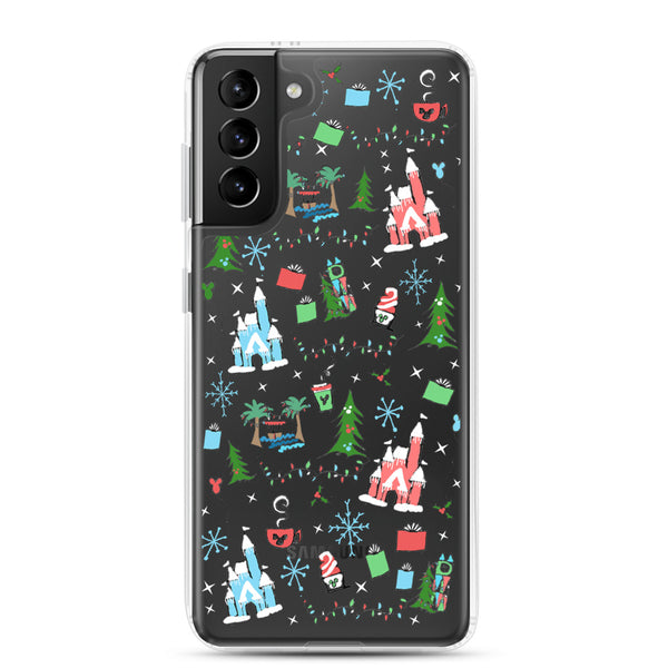 Disney Christmas Samsung Phone Oh What Fun at Disney for the Holidays Disney Samsung Case