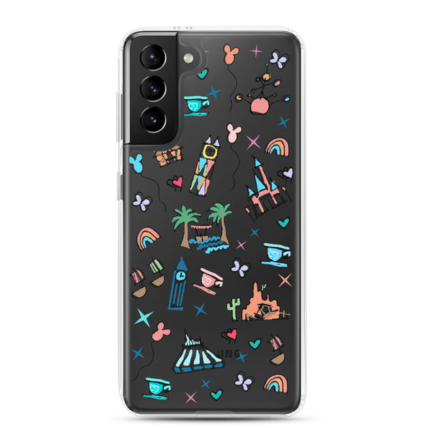 Disneyland Samsung Case California Dreamin'  Disney Inspired Icon Samsung Case