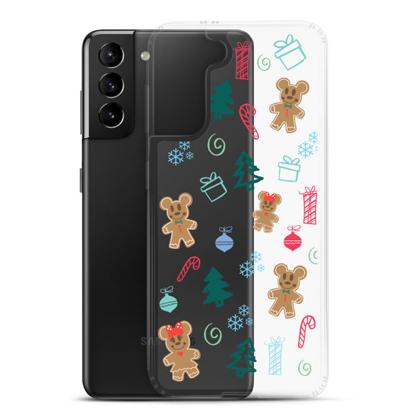Gingerbread Mickey Holiday Christmas Samsung Case