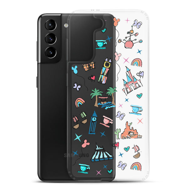 Disneyland Samsung Case California Dreamin'  Disney Inspired Icon Samsung Case