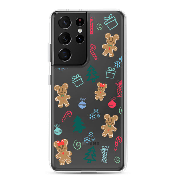 Gingerbread Mickey Holiday Christmas Samsung Case