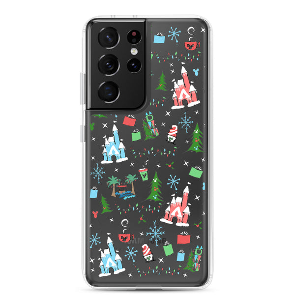 Disney Christmas Samsung Phone Oh What Fun at Disney for the Holidays Disney Samsung Case