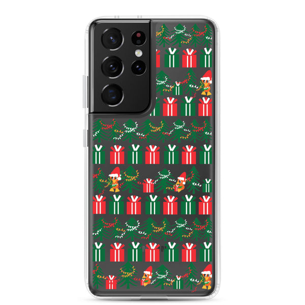Orange Bird Christmas Samsung Case Sunshine Tree Terrace Disney Samsung Case