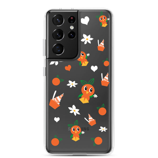 Orange Bird Samsung Phone Case Citrus Swirl Disney World Disneyland Samsung Phone Case
