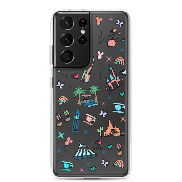 Disneyland Samsung Case California Dreamin'  Disney Inspired Icon Samsung Case