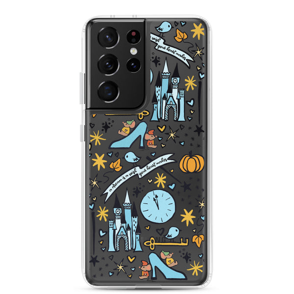 Cinderella Dreaming Samsung Phone Case Disney Princess Cinderella Samsung Case