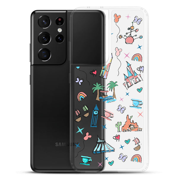Disneyland Samsung Case California Dreamin'  Disney Inspired Icon Samsung Case