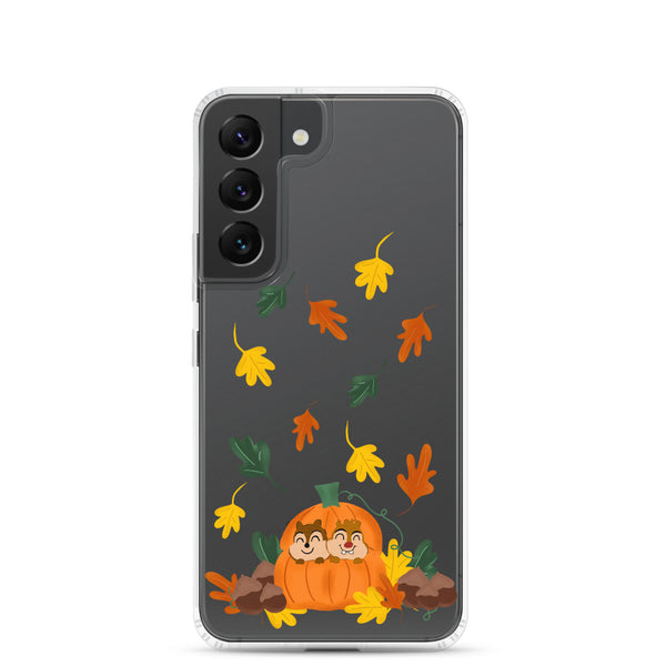 Chip and Dale Fall Pumpkin Disney Halloween Samsung Case