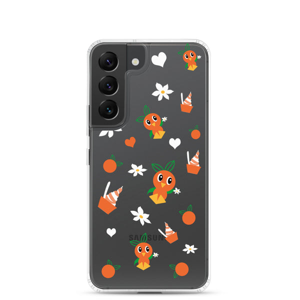 Orange Bird Samsung Phone Case Citrus Swirl Disney World Disneyland Samsung Phone Case