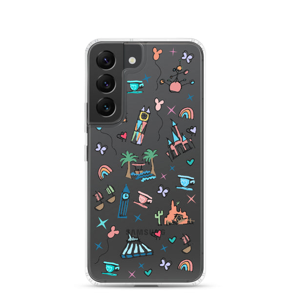 Disneyland Samsung Case California Dreamin'  Disney Inspired Icon Samsung Case