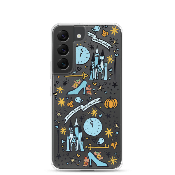 Cinderella Dreaming Samsung Phone Case Disney Princess Cinderella Samsung Case