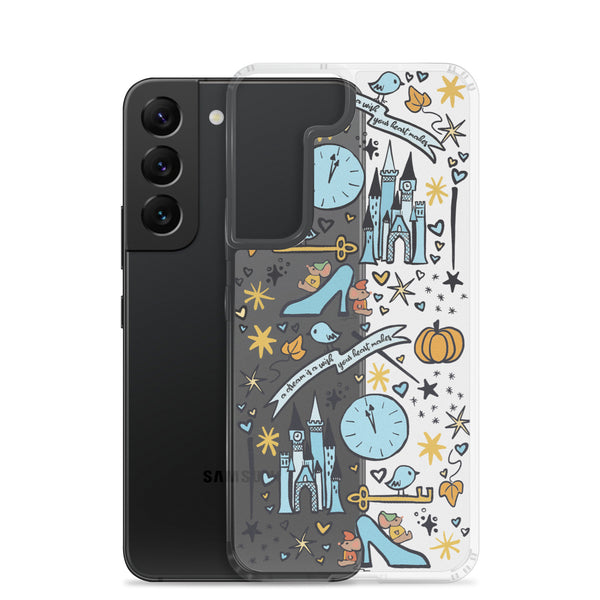 Cinderella Dreaming Samsung Phone Case Disney Princess Cinderella Samsung Case