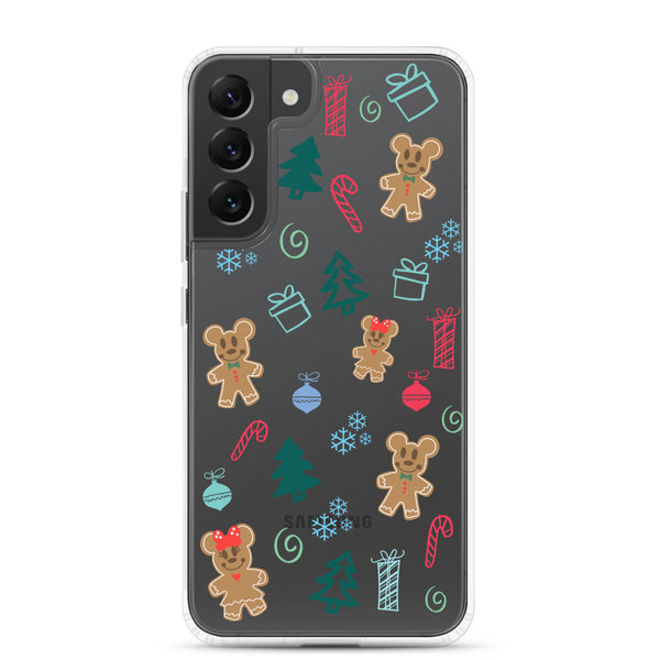 Gingerbread Mickey Holiday Christmas Samsung Case