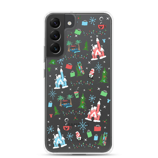 Disney Christmas Samsung Phone Oh What Fun at Disney for the Holidays Disney Samsung Case