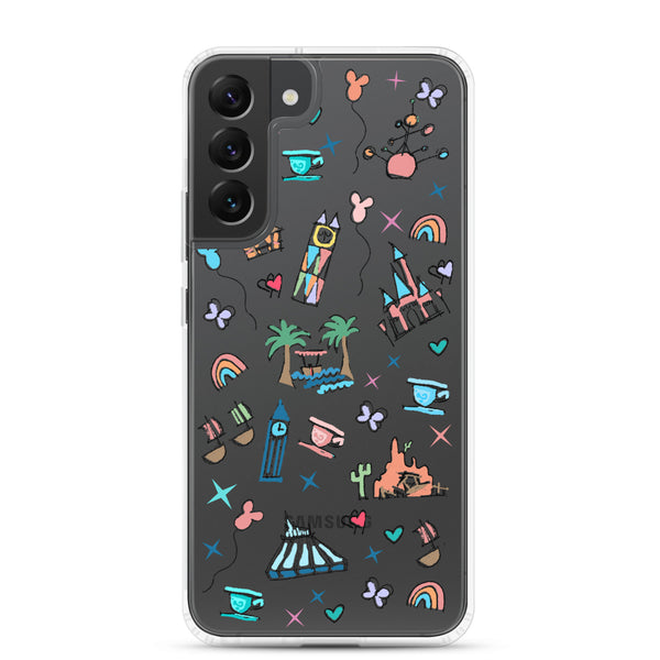 Disneyland Samsung Case California Dreamin'  Disney Inspired Icon Samsung Case